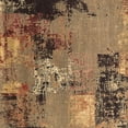 thumbnail image 1 of Ahgly Company Indoor Square Oriental Brown Industrial Area Rugs, 5' Square, 1 of 4