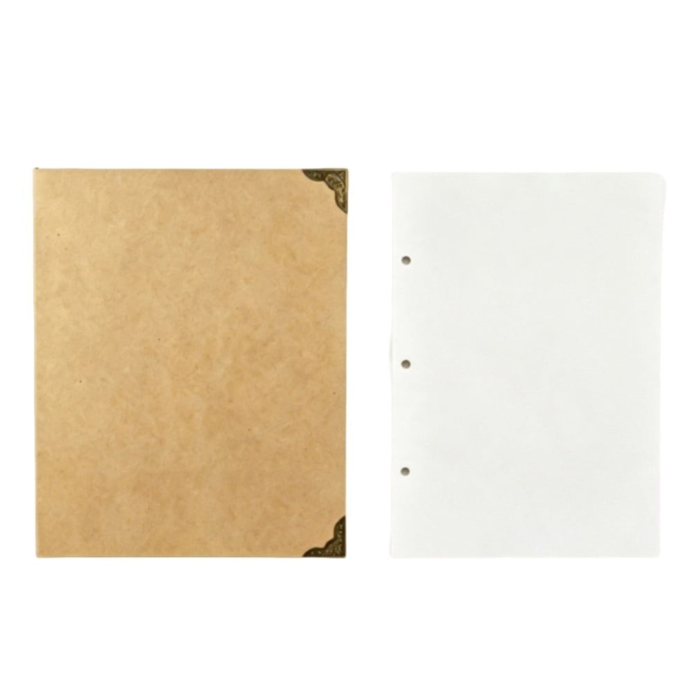 HIKVEX for Premium for A5 Looseleaf Notebook Perfect for Notetaking Journaling White Card