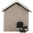 thumbnail image 2 of Pet Life PH8GYLG Hush Puppy Electronic Heating & Cooling Smart Collapsible Pet House - Grey - Large, 2 of 5