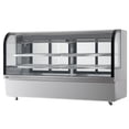 thumbnail image 4 of VEVOR Refrigerated Display Case, 32 Cu.Ft./901L Large Pastry Display Case, 4-Tier Commercial Display Refrigerator with LED Lighting, Downdraft Cooling, Movable with Casters, for Bakery, 4 of 9