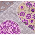 thumbnail image 5 of oneOone Cotton Poplin Twill Light Violet Fabric Florals Quilting Supplies Print Sewing Fabric By The Yard 56 Inch Wide, 5 of 6
