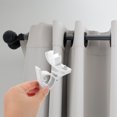 thumbnail image 2 of Curtain Rod Holder Hardware Support Bracket Roman Rod Bracket Hooks For Heavy Door Curtain Pole And Clothes, 2 of 9