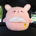thumbnail image 2 of Automobile Plush Cartoon Creative Paper Towel Box Car Drawer Cute Car Interior Products Doll Hanging Paper Towel Box, 2 of 19
