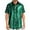Green, variant on Men's Sequin Slim Fit Short Sleeve Shirt Fashionable Hipster Party Top for Nightclub and Casual Wear