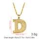 thumbnail image 3 of Collar para mujer, joyería para mujer, joyería de moda para mujer, regalo para mujer, 26 letras en inglés, cadena con nombre, collares colgantes, joyería para mujer, 3 of 4