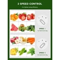 thumbnail image 5 of Exprimidor Dominion de 600 W boca ancha 3 pulgadas para frutas y verduras enteras extractor centrífugo de jugo acero inoxidable BPA, 5 of 5