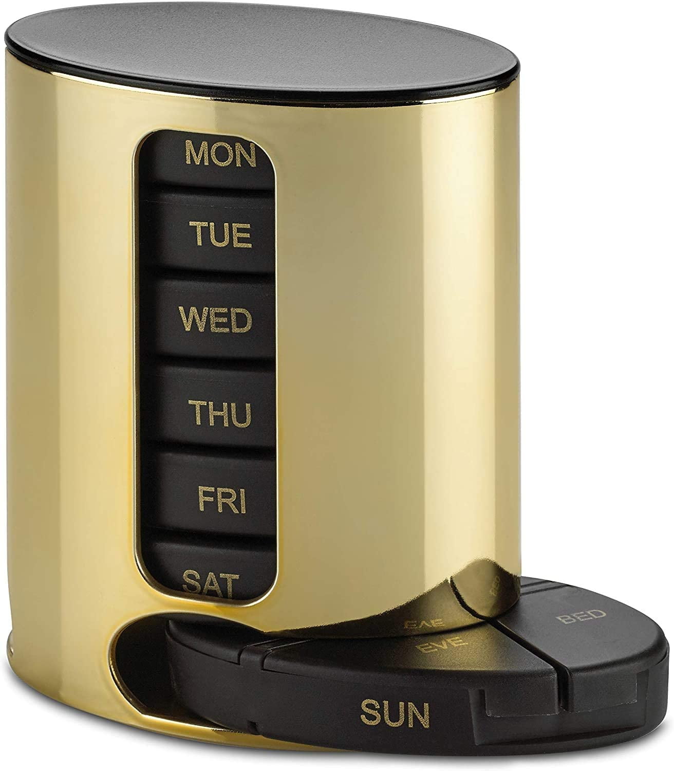 MEDca Weekly Pill Organizer 4 Times Day Stackable Medication Reminder