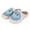 White Blue Purple2, variant on Kids Smile Face Slippers for Girls Boys, Cute Soft Plush Non-Slip Warm Fuzzy Comfy House Slippers Toddler Cartoon Happy Face Slipper Indoor Outdoor