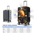 thumbnail image 6 of Daiia Golden Koi And Treasure Luggage Cover, Thickened Washable Travel Luggage Covers, Elastic Unique Baggage Covers for 18-20 inch Luggage-Medium, 6 of 9
