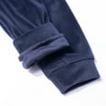 thumbnail image 6 of GYRATEDREAM Boys Girls Velour 2 Pieces Tracksuits Outfits Athletic Hoodies Sweatshirts and Sweatpants Athletic Clothing Sets for 18-24M Blue, 6 of 9