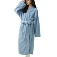 thumbnail image 2 of Women's Pajama Sets Velvet Thickened Beautiful Velvet Men's And Women's Sleepwear Extended Bathrobe Couple's Pajamas For Winter Pajamas for Women Set Pj Sets for Women, 2 of 3