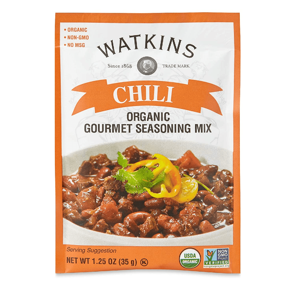 Watkins Organic Gourmet Chili Seasoning Mix, 1.25 oz [Pack of 12