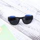 thumbnail image 3 of EeaseMX Gafas de juguete de moda creativas, gafas de fiesta, accesorios de fotos plegables, gafas para vestido de fiesta (azul UV400), 3 of 7