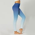 thumbnail image 2 of UAYOTSE High Waisted Leggings for Women Soft Opaque Slim Tummy Control Pants for Running Cycling Yoga(Blue&2,XXL), 2 of 4