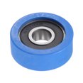 thumbnail image 1 of Unique Bargains PU Pulley Roller Bearing 8x28x10mm Polyurethane Coated Guide Wheel for Industrial, Blue, 1 of 5