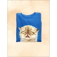 thumbnail image 3 of Scared Kitten Sweatshirt Women -Kayomi Harai Designs, Female x-Large, 3 of 4