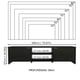 thumbnail image 3 of Mueble Mesa Para Tv Rack Madesa 2 Puertas Hasta 80 Negro, 3 of 10