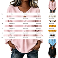 thumbnail image 2 of Yigetop Long Sleeve Shirts for Women Fall Fashion V Neck Button Blouse Casual Loose Fit Lightweight Tops Soft Breathable Shirts for Daily Work Outfits White XXL, 2 of 4
