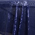 thumbnail image 5 of Efavormart 60x126" Wholesale Rectangle Table Cover Premium Sparkly SEQUIN Tablecloth For Banquet Wedding Party -Navy, 5 of 8