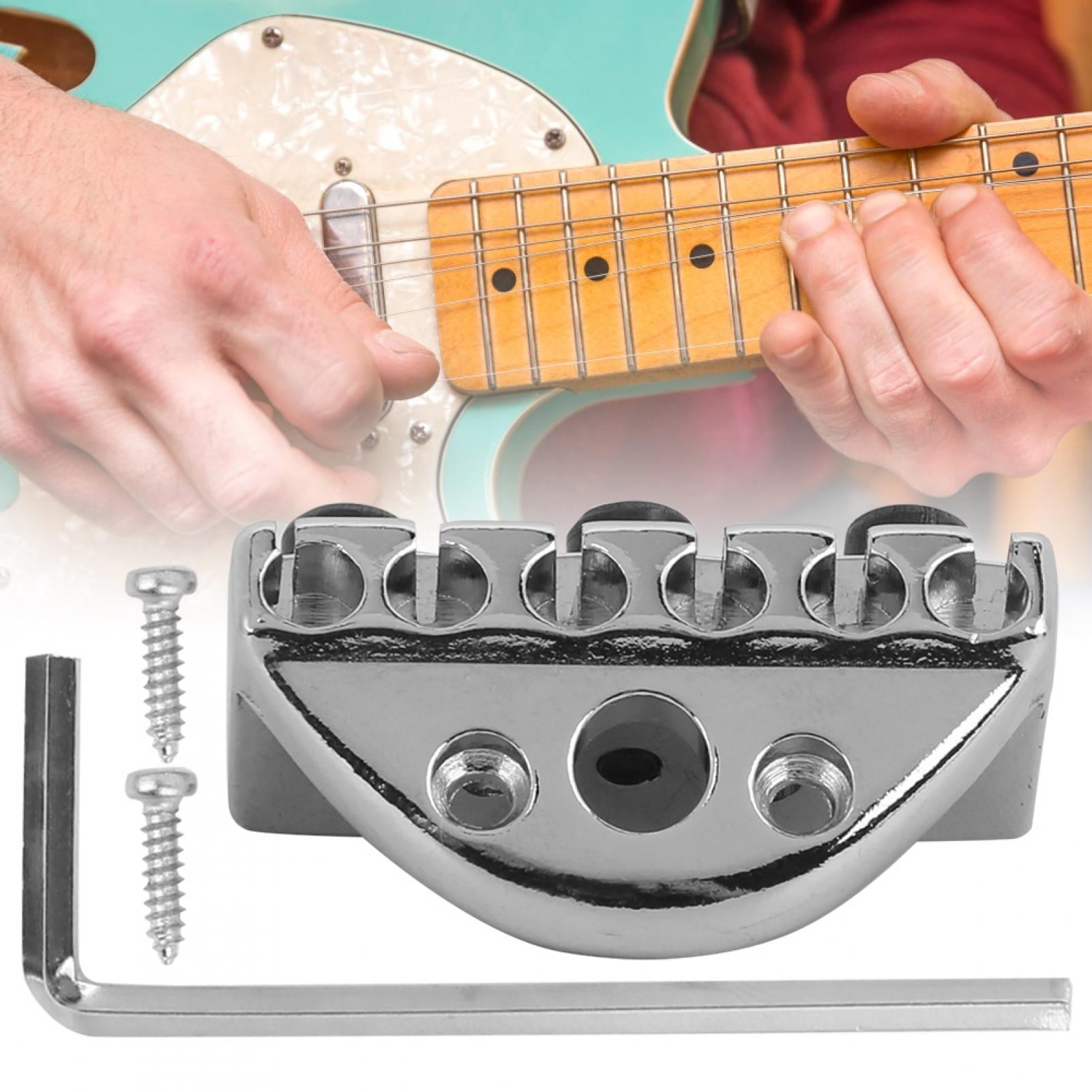 LHCER Guitar Retainer Bar,Electric Guitar String Lock Nut With