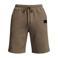 thumbnail image 6 of Mens Shorts Casual Loose fitss Elastic Waist Drawstring Athletic Shorts Solid Color Fashion Gym Shorts for Summer Vacation, 6 of 6
