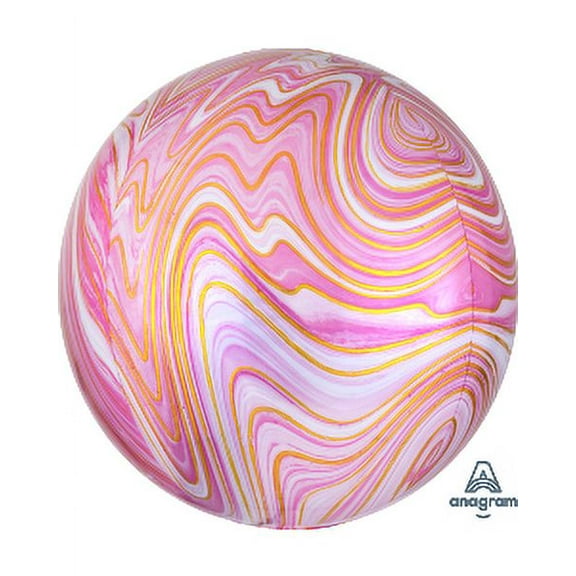 16" Pink Marblez Orbz
