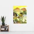 thumbnail image 2 of Sparrow 1936 Ullswater Lake District Railway Advert Extra Large XL Wall Art Poster Print, 2 of 3