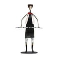 thumbnail image 2 of GUOOL Iron Music Man Statue Model Desktop Ornament Musical Instrument Figurine Artwork Piano Player, 2 of 9