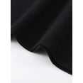 thumbnail image 3 of Black cotton casual t-shirt, fun design, soft fabric, statement shirt, perfect birthday gift, 3 of 8