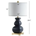 thumbnail image 3 of JONATHAN Y Vienna 25.5" Ceramic LED Table Lamp, Navy/Gold, JYL3049A, 3 of 7