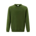 thumbnail image 2 of SUNSIOM T-shirts Décontractés Printemps Automne Hommes Manches Longues à Carreaux Texture Basic Tops, 2 of 6