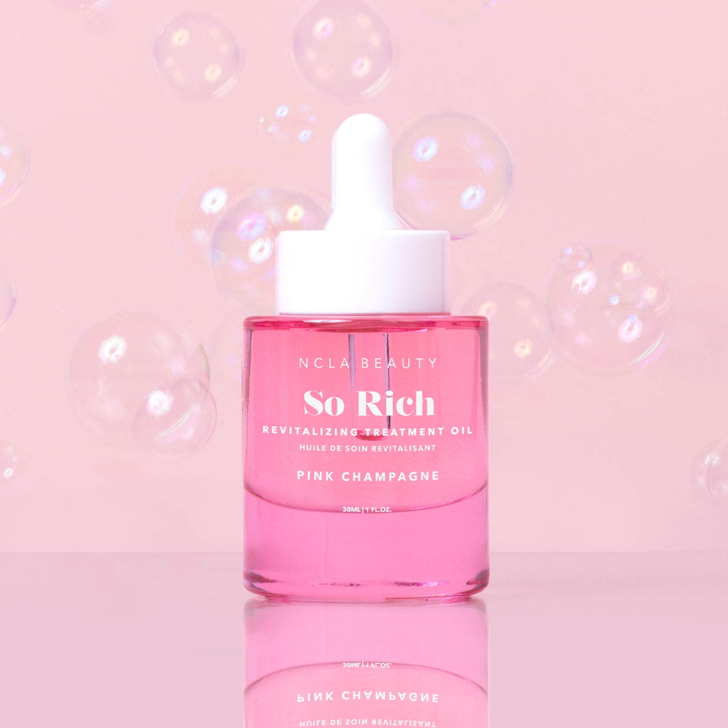 NCLA Beauty So Rich Pink Champagne Revitalizing Treatment Oil, 1 oz