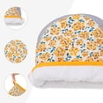 thumbnail image 6 of Unique Bargains Oven Mitts Pot Holders Heat Resistant Kitchen Glove Yellow 7.1x5.5inch, 6 of 7