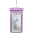thumbnail image 1 of Waterproof Phone Pouch, Phone Waterproof Pouch, Waterproof Phone Cases Dry Bag with Lanyard, Universal Waterproof Cases Phone Dry Bag Pouch, Underwater Phone Protector Purple, 1 of 5
