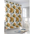 thumbnail image 3 of Fsddascl Sunflower Farmhouse Shower Curtain Set - 72" x 78" Washable Bathtub Curtain with 12 Hooks, Fall Botanical Floral Vintage Waterproof Fabric Stall Shower Curtains for Bathroom/Bathtub Décor, 3 of 6