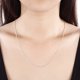 thumbnail image 3 of 10PCS LOT Wholesale 925 Sterling Silver 16/18/20/22/24/26/28/30 Inch 1mm Snake Chain Necklace For Woman Man Fashion Jewelry, 3 of 5