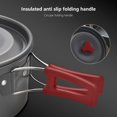 thumbnail image 7 of Staron under $5 Camping Cookware Set Aluminum Portable, Outdoor Cookset with Pots Pans and Utensils, Hiking BBQ Picnic Cookware for 2-4 People, 7 of 7