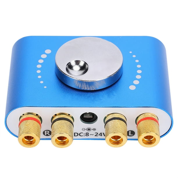 Amplificador de potencia, amplificador de potencia Bluetooth Amplificador de potencia estéreo de 20 W + 20 W Receptor de audio inalámbrico elegante y moderno