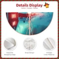 thumbnail image 3 of Sikiie Aurora Borealis Village Christmas Tree Skirt, Christmas Tree Decorations, Christmas Decor, Tree Mat Decoration(30-48IN)-36", 3 of 6
