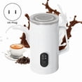 thumbnail image 2 of 4-In-1 Electric Milk Frother 400W 590ml Hot and Cold Milk Foamer Silent Operation Stainless Steel Milk US Plug B, 2 of 8