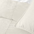 thumbnail image 3 of Juno Velvet Ivory Coverlet Set Super King, 3 of 5
