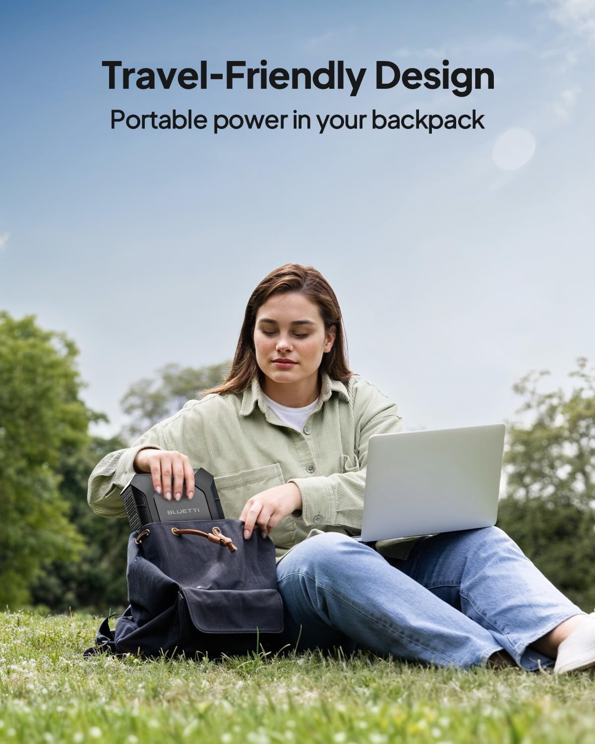 Bluetti X20 Power Bank Generator 288W 153.6Wh Portable Charger, Dual USB-C Fast Charging, 12 Adapters included for Laptops, Phones, Tablets and More