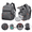 Dark Gray, variant on BabbleRoo Diaper Bag Backpack, Travel Backpack, Pacifier Case & Stroller Straps, Multifunction, Waterproof, Unisex – Army Green