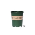 thumbnail image 1 of Plastic Plants Pots With Drainage Holes 5 Pack 5.5 Inch Nursery Containers For Indoor Outdoor Gardening, 1 of 6