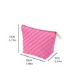 thumbnail image 4 of JVBTVB Women's Corduroy Handbag Quilted Makeup Bag Portable Travel Storage Pouch Purse for Daily Use Teen Girls Gift 7.48x3.54x5.12 Inches, 4 of 9