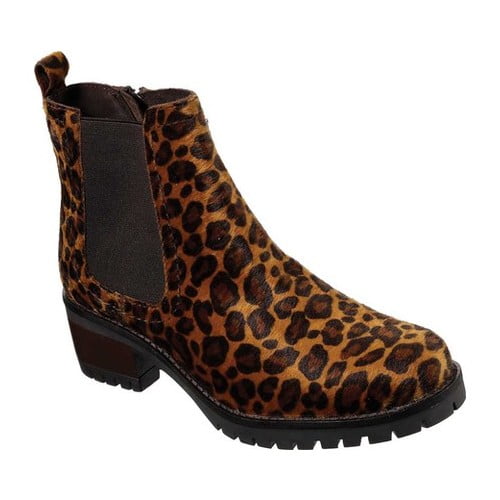 skechers leopard boots