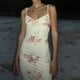 thumbnail image 3 of Vestido ceñido al cuerpo con estampado floral ajustado para mujer vestido largo Sexy ropa diaria FLhrweasw Nuevo, 3 of 9