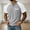 #347-Gray, variant on Men's Color Block Waffle Knit Short Sleeve T-Shirt with Raglan Sleeves, Button Placket, and Casual Comfortable Fit Gift