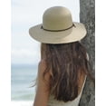 thumbnail image 5 of FURTALK Sombrero de sol de ala ancha para mujer con cordón de viento UPF Sombreros de paja de verano para mujer, 5 of 5