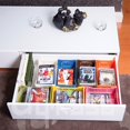 thumbnail image 4 of AYKASA Collapsible Storage Bin Container Basket Tote Folding Basket Crate Container : Storage Kitchen Houseware Utility Basket Tote Crate Mini-Box (White), 4 of 5